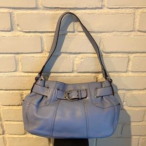 Tignanello Light Blue Leather Bag